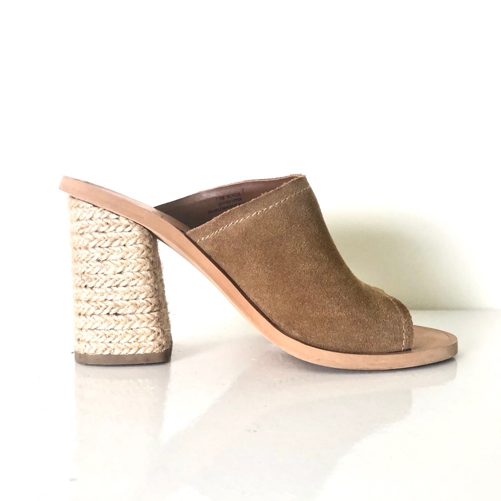 Dolce Vita Suede + Rope Block Heels. 8